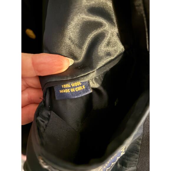 Brooks Brothers 346 Wool Navy Mens Blazer Jacket 42 Long Gold Buttons Classic - Picture 7 of 8